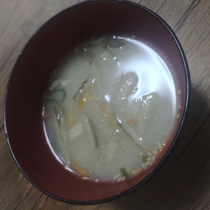根菜の味噌汁